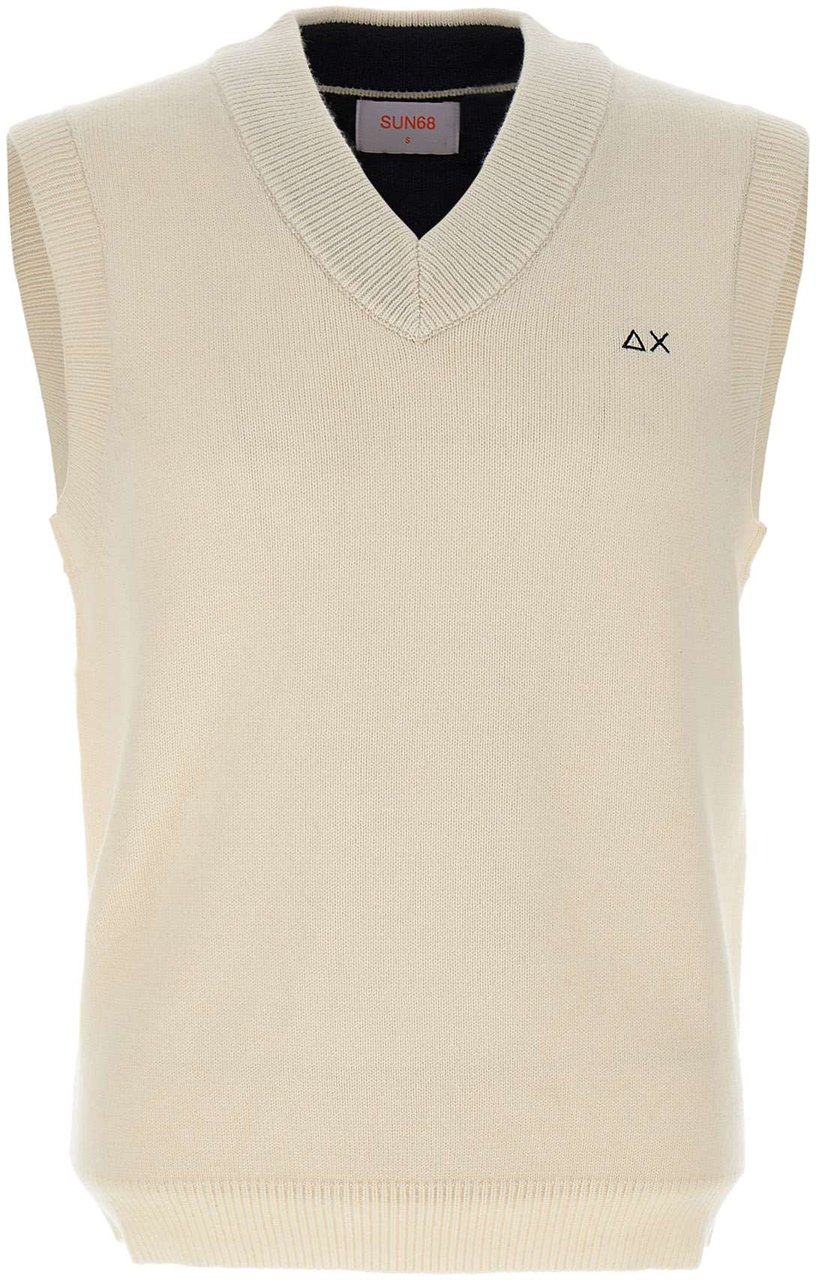 SUN68 Sweaters White Wit