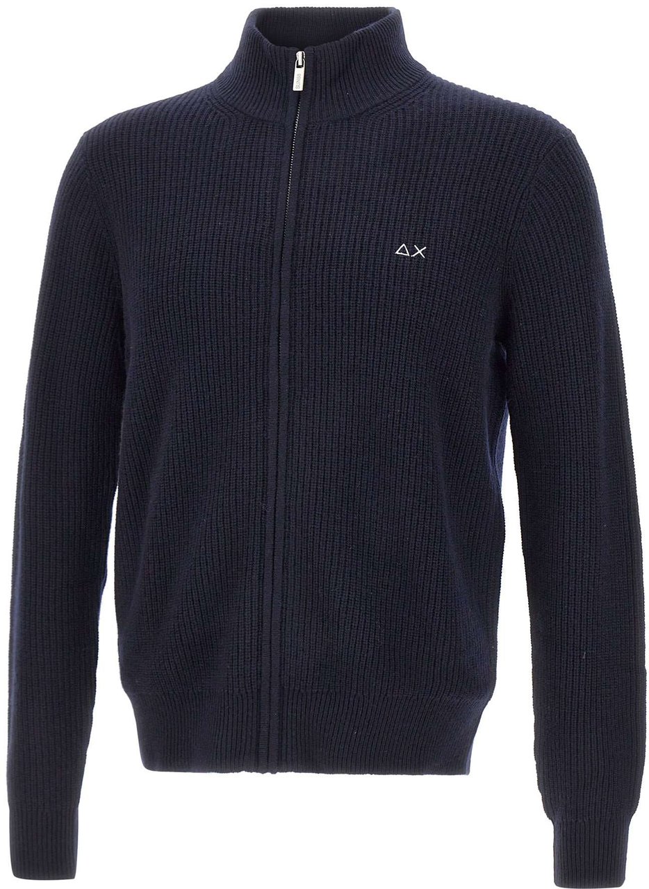 SUN68 Sweaters Blue Blauw
