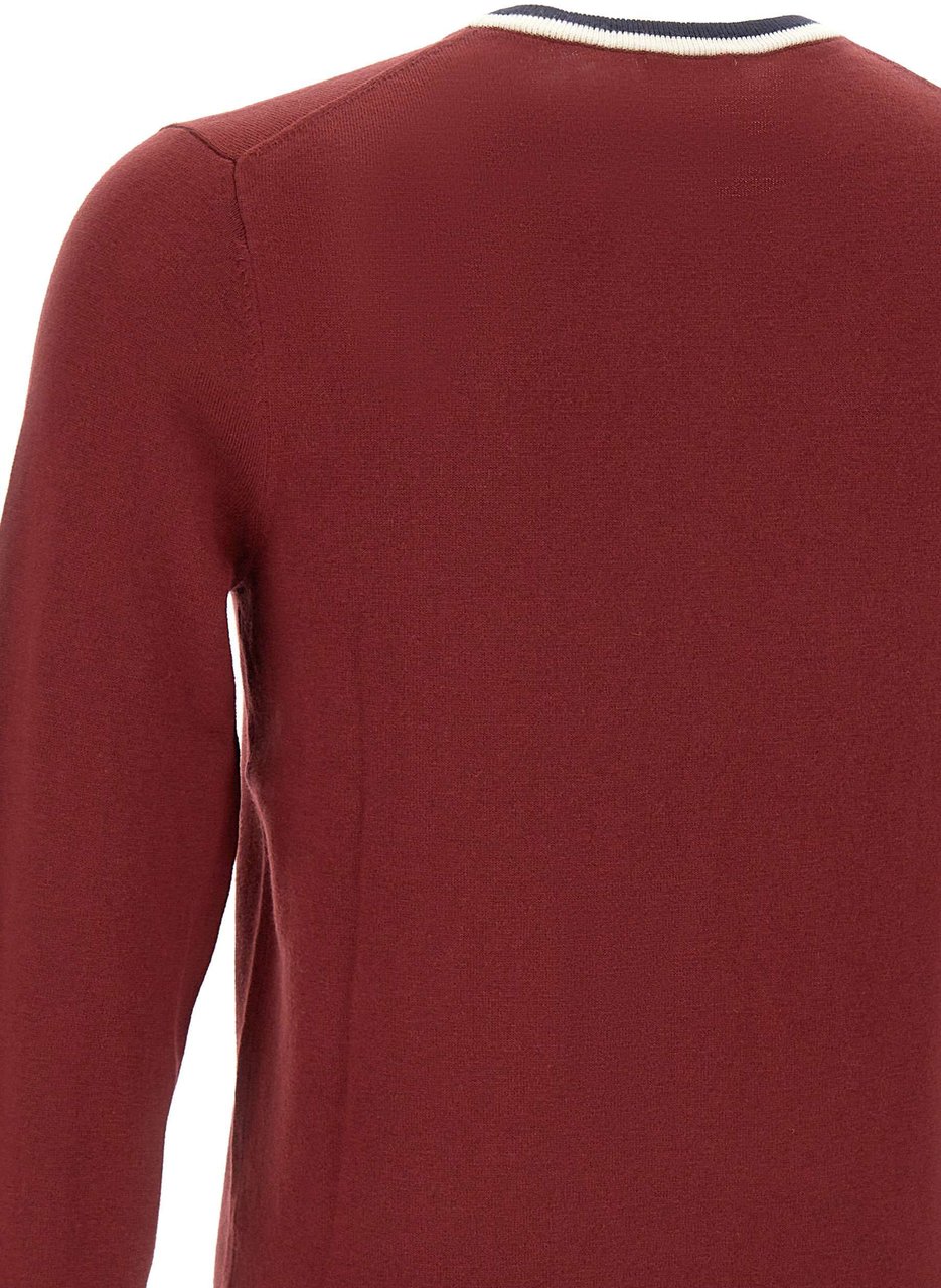 SUN68 Sweaters Red Maroon