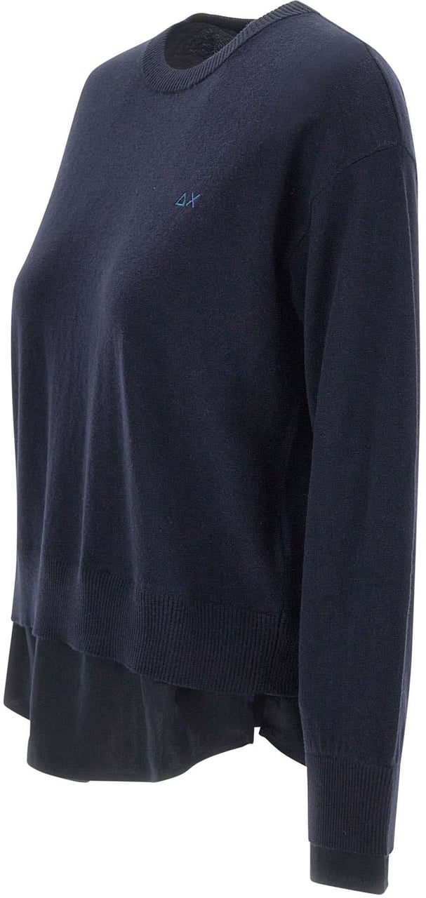 SUN68 Sweaters Blue Blauw