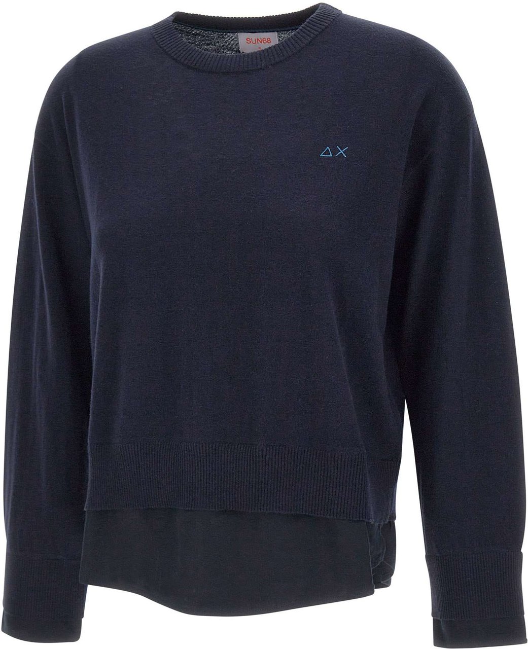 SUN68 Sweaters Blue Blauw