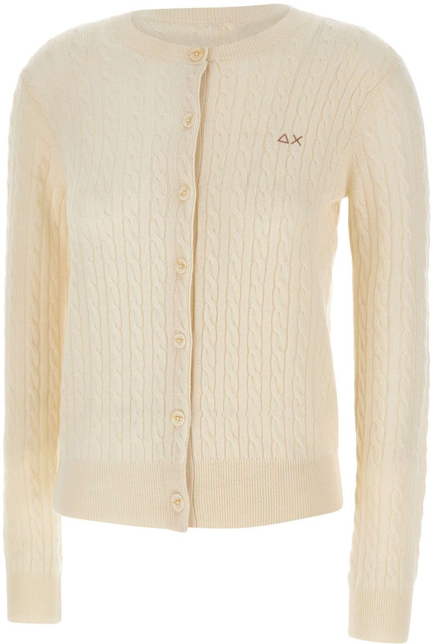 SUN68 Sweaters White Wit
