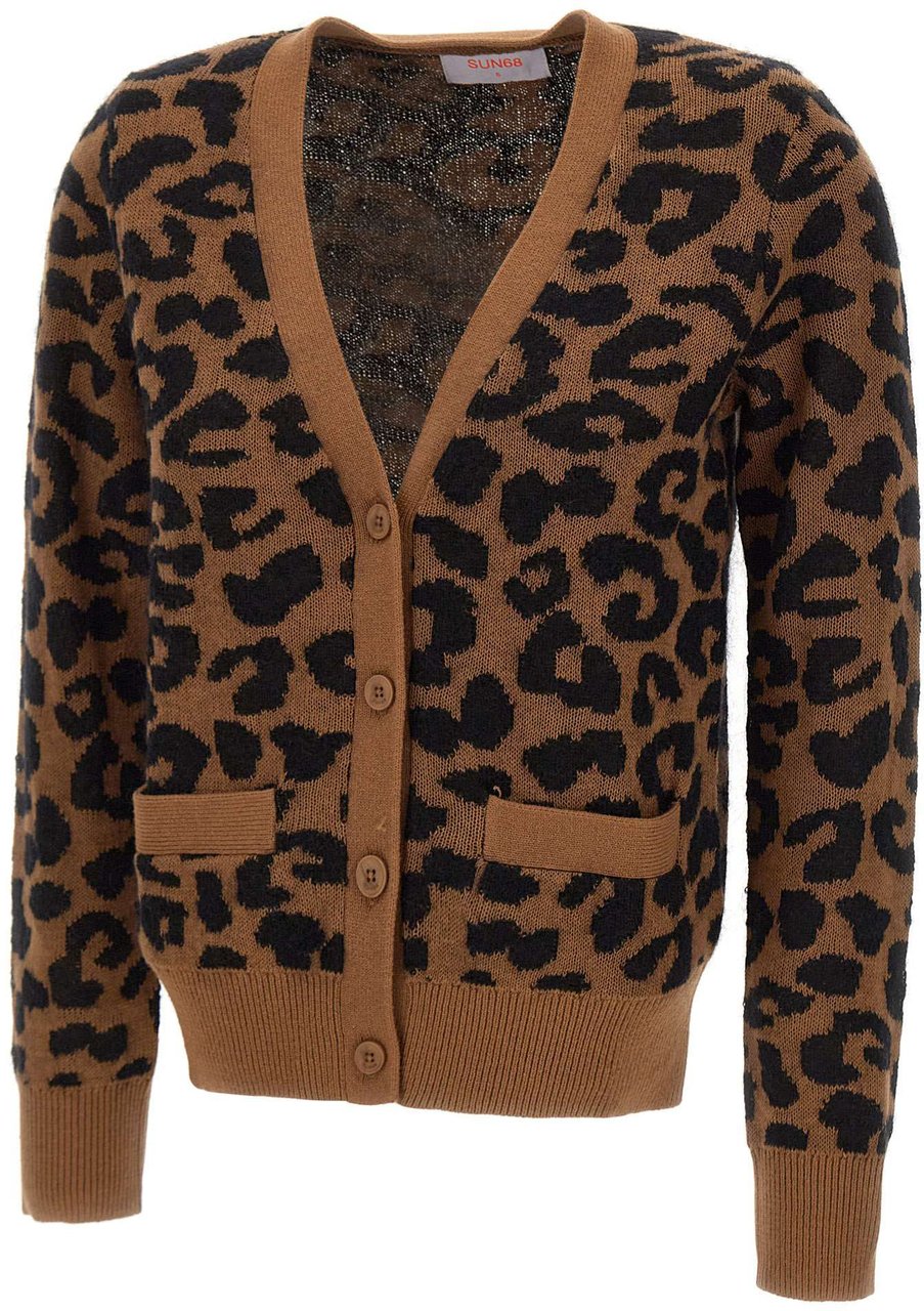SUN68 Sweaters Brown Bruin