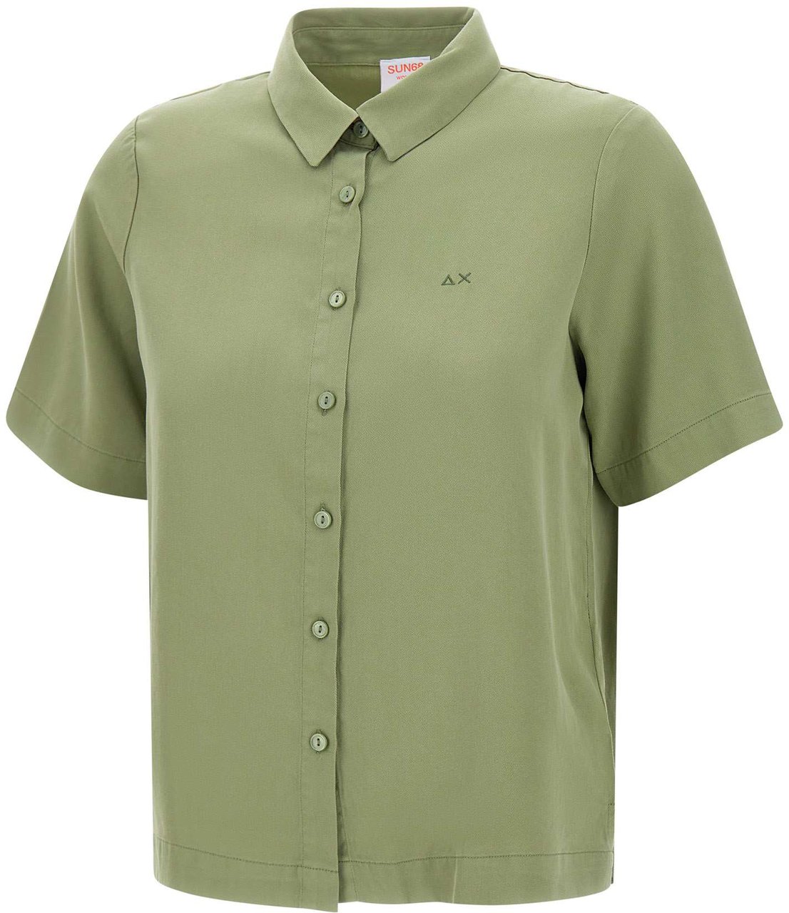 SUN68 Shirts Green Groen