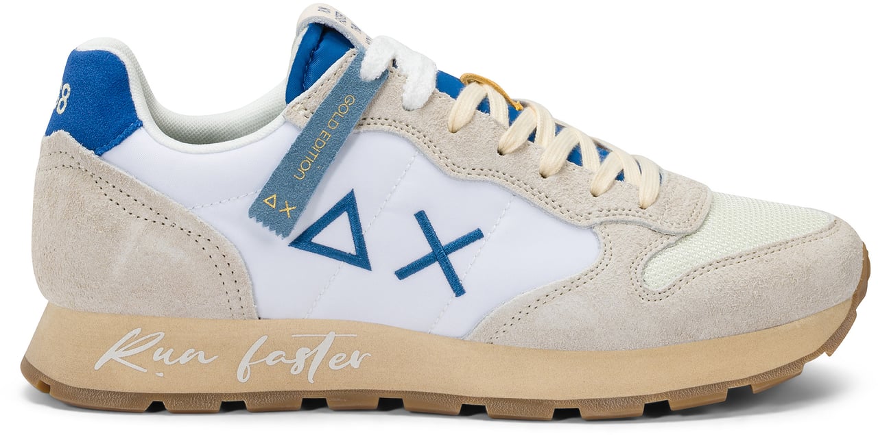 SUN68 Sneakers Bianco Pannaroyal Wit