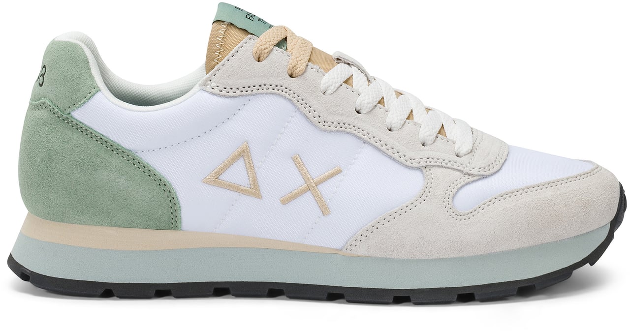 SUN68 Sneakers White Wit