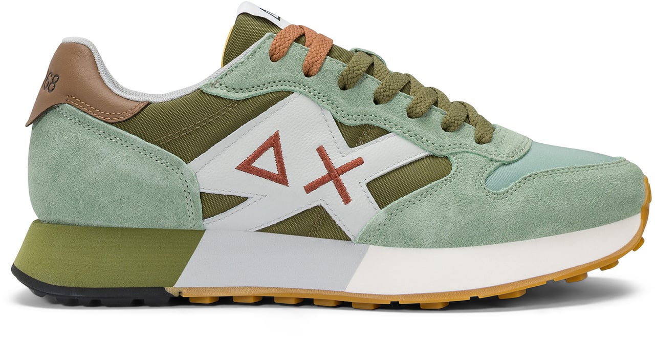 SUN68 Sneakers Verde Salviamilitare Divers
