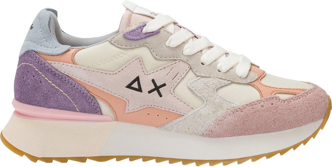 SUN68 Sneakers Bianco Panna Divers
