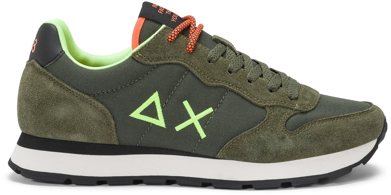 SUN68 Sneakers Militare Scuro Donkergroen