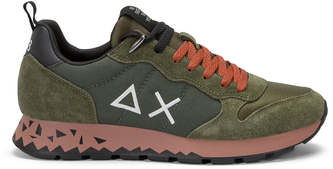 SUN68 Sneakers Militare Scuro Donkergroen