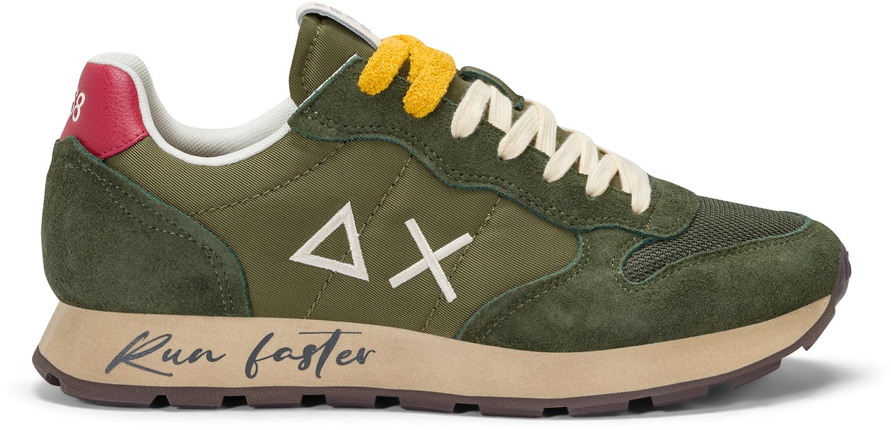 SUN68 Sneakers Militare Scuro Donkergroen