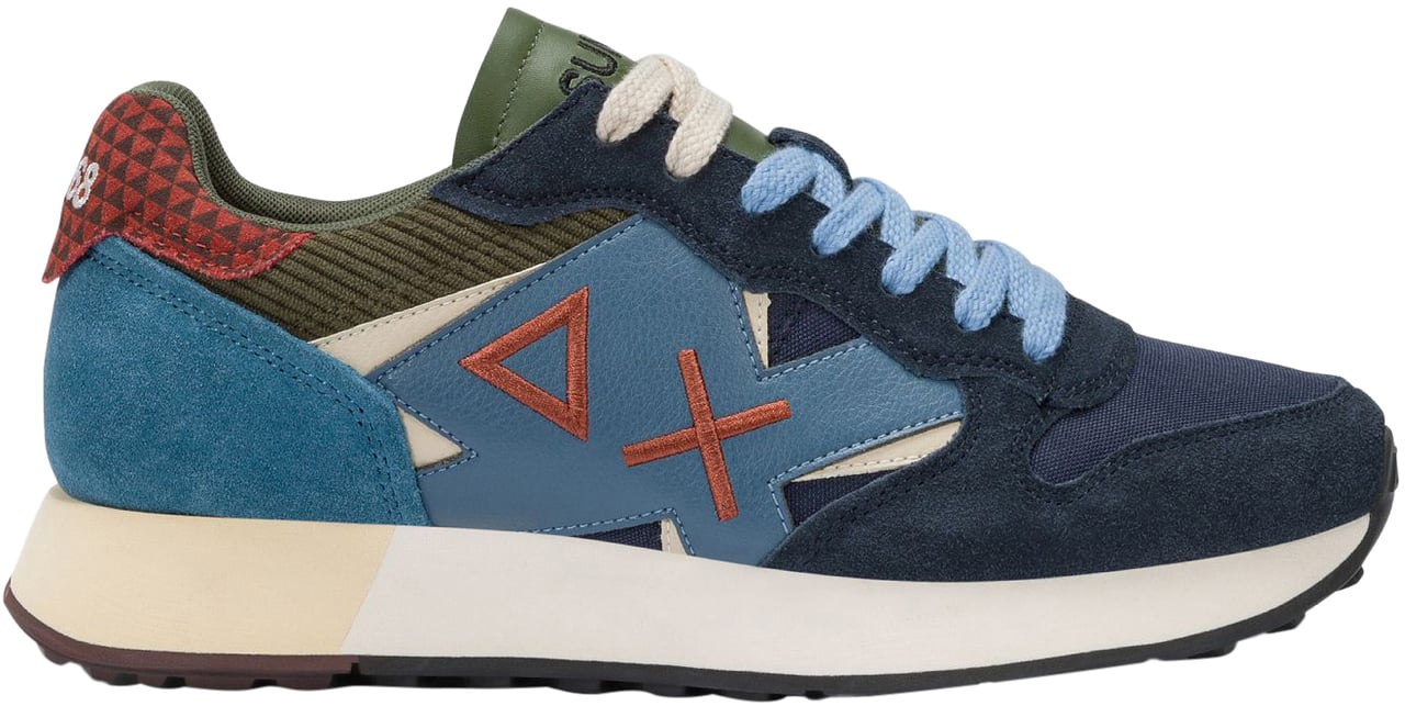 SUN68 Sneakers Blue Blauw