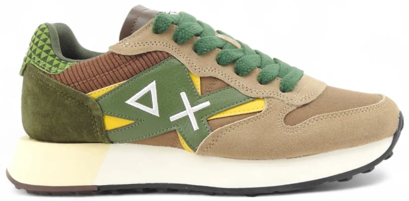 SUN68 Sneakers Volpe Bruin