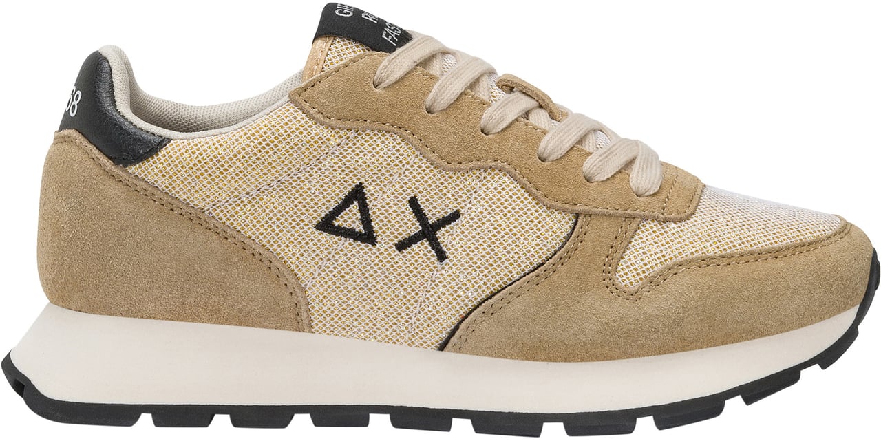 SUN68 Sneakers Golden Goud