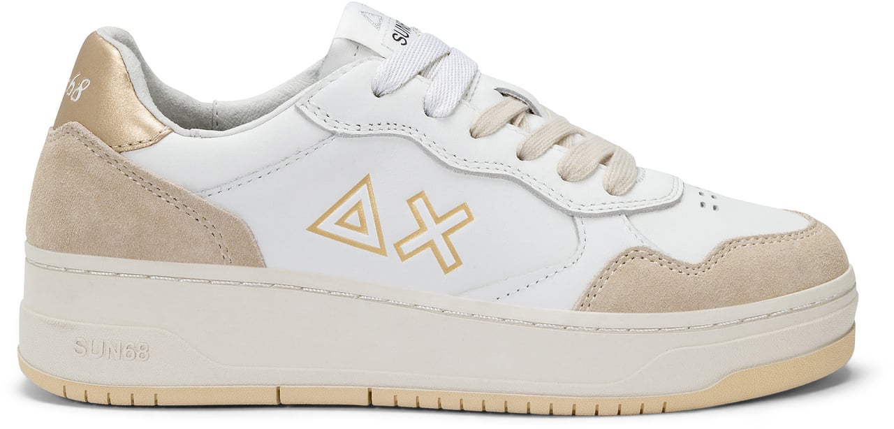 SUN68 Sneakers Golden Goud