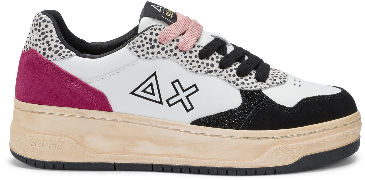 SUN68 Sneakers Fuchsia Roze