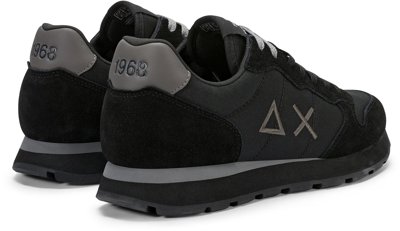 SUN68 Sneakers Nero/Grigio Scuro Zwart