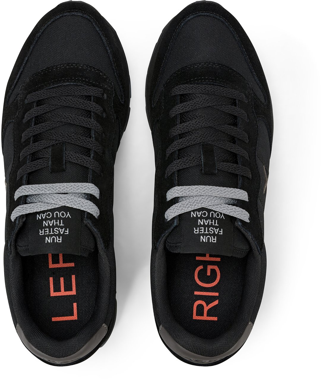 SUN68 Sneakers Nero/Grigio Scuro Zwart