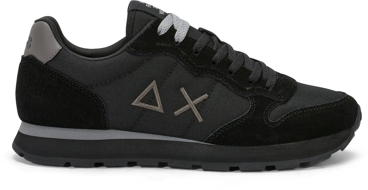 SUN68 Sneakers Nero/Grigio Scuro Zwart