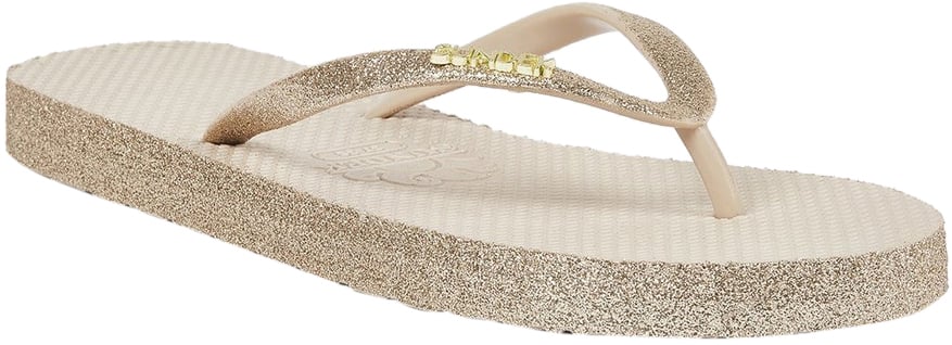 Sundek Flip Flop Slipper Goud/Glitter Geel