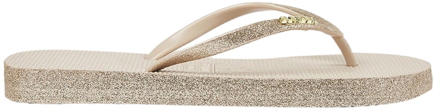 Sundek Flip Flop Slipper Goud/Glitter Geel