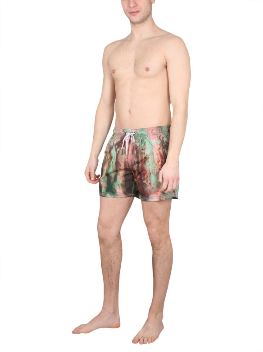 Sundek Abstract Pattern Swimsuit Divers