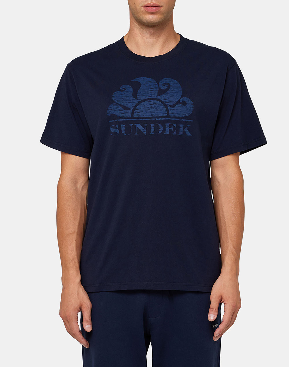 Sundek T-Shirt Navy Blauw