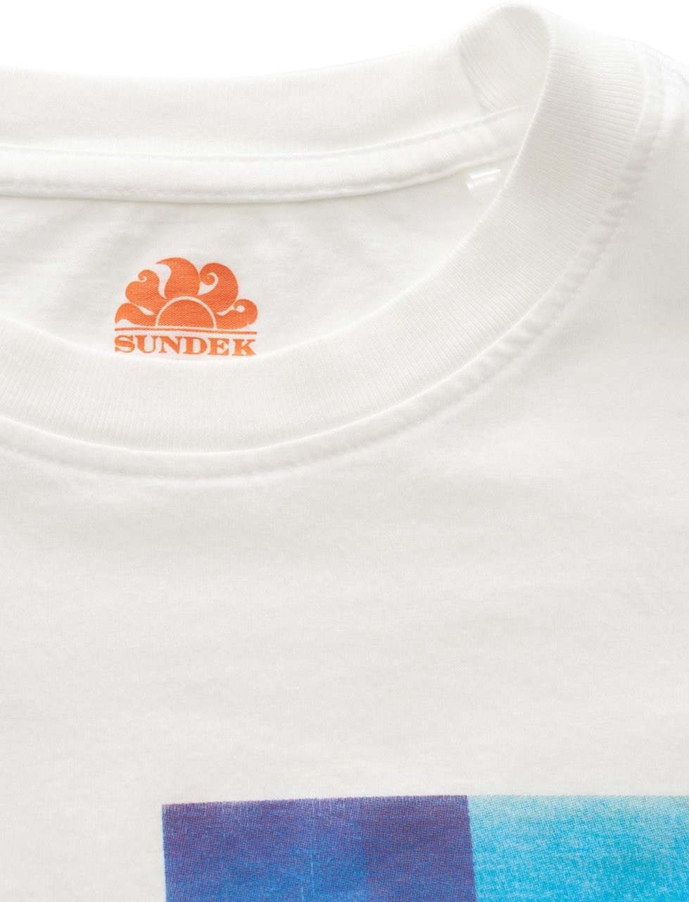 Sundek Printed T-Shirt Wit Wit