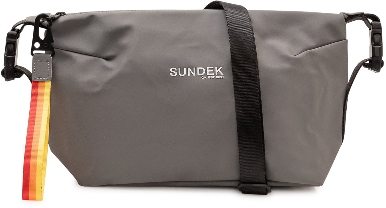 Sundek Beauty Case con Logo e Chiusura Zip Taupe