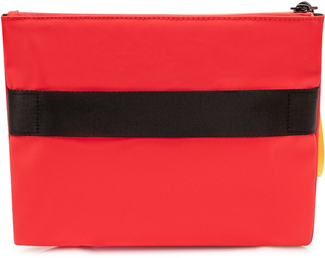 Sundek Pochette con Logo e Chiusura Zip Rood
