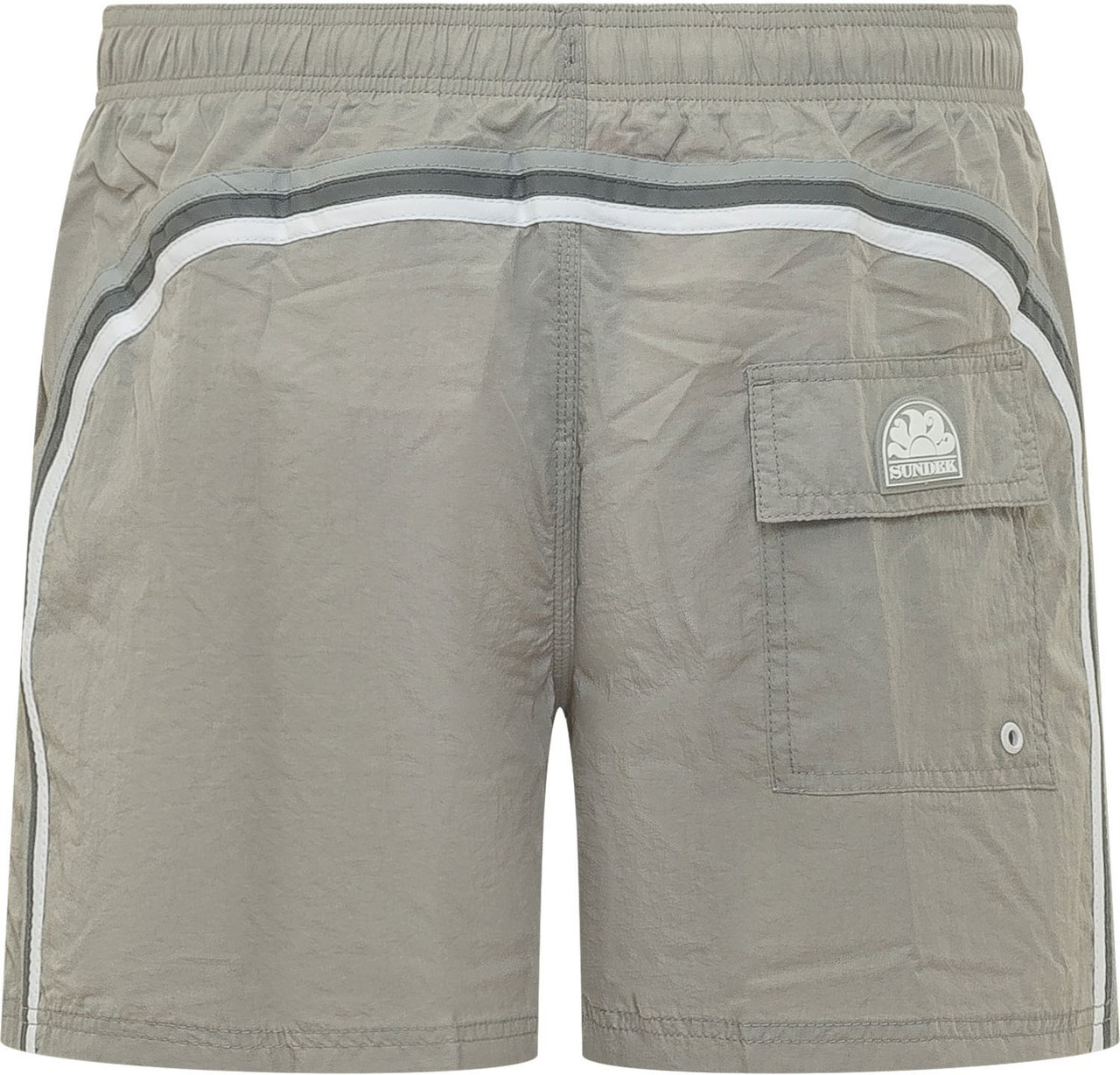 Sundek Costume da Bagno con Vita Elasticizzata Taupe