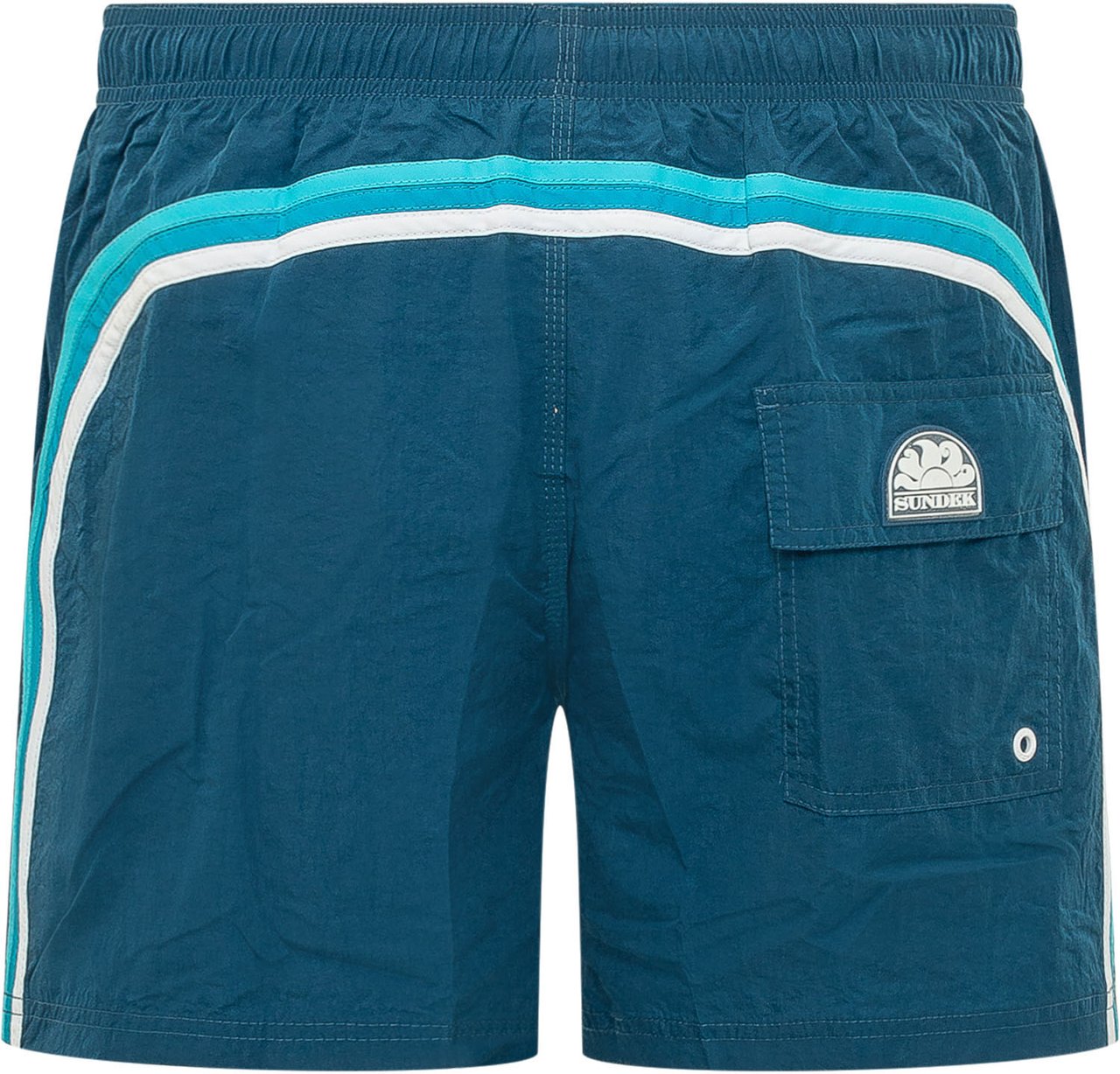 Sundek Costume da Bagno con Vita Elasticizzata Navy