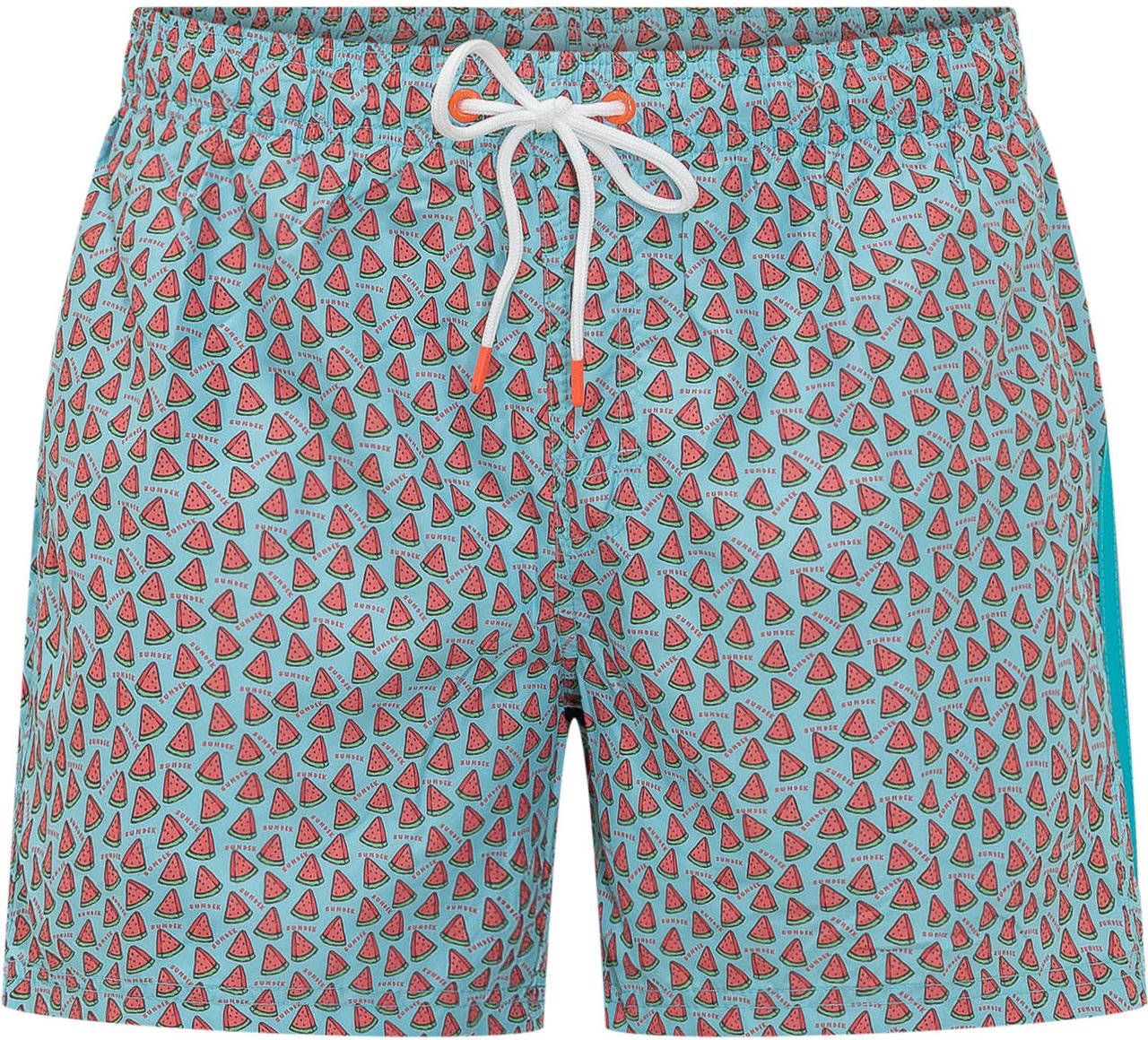 Sundek Boardshort con Stampa All Over Cyaan