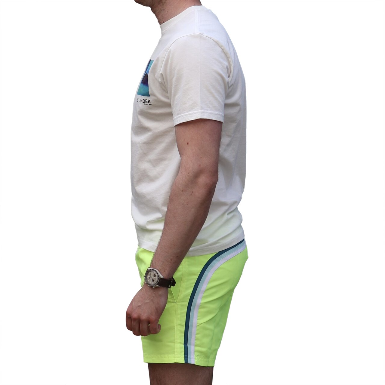 Sundek Boardshort Zwembroek Wow Yellow Geel