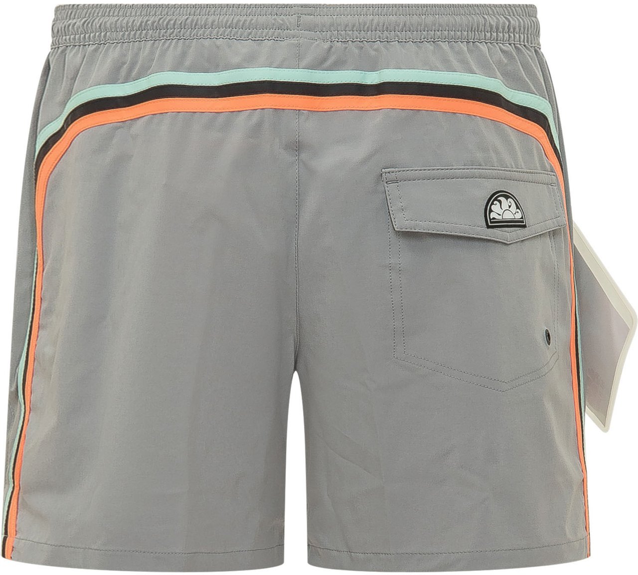Sundek Costume da Bagno con Vita Elasticizzata Grijs