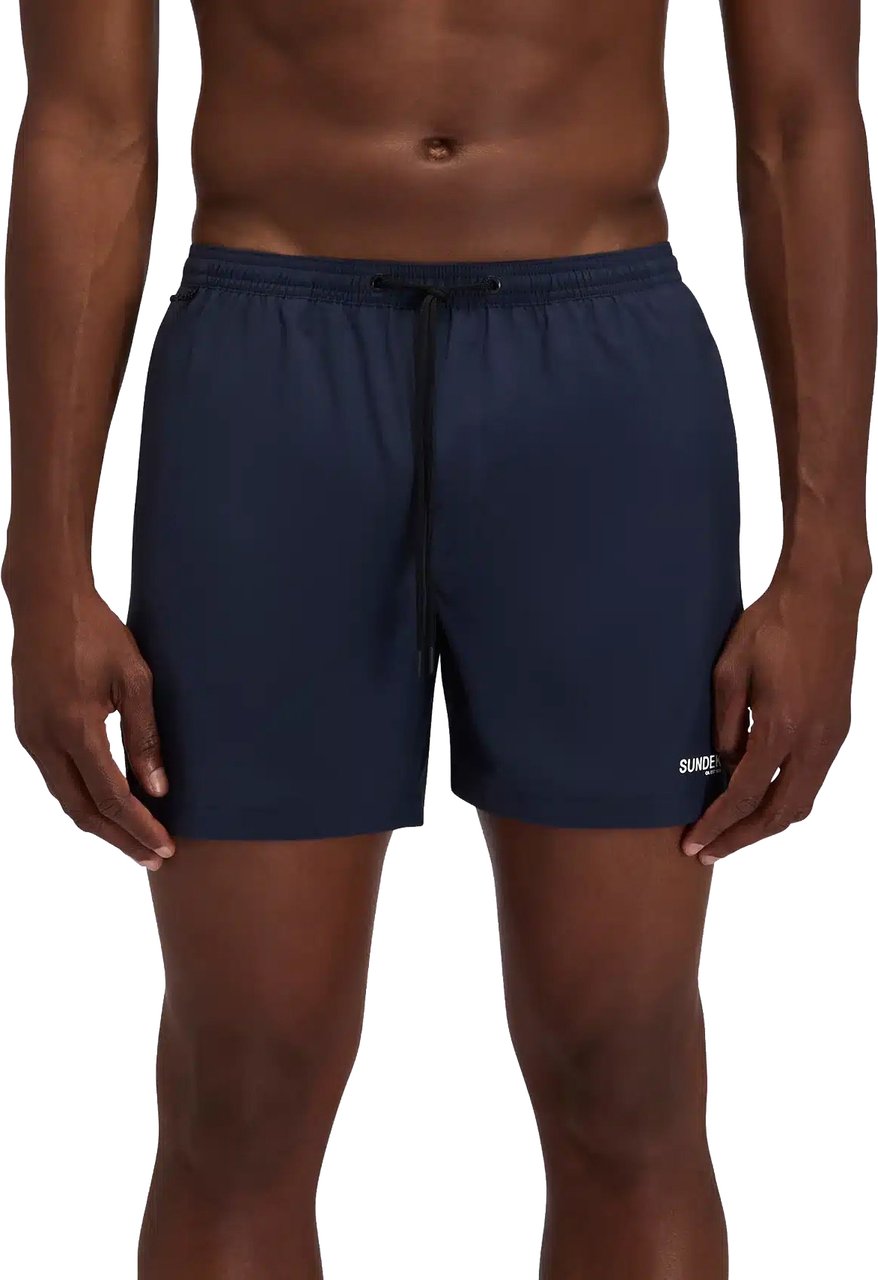 Sundek Elastic Rainbow Dark Navy + Removab Blauw