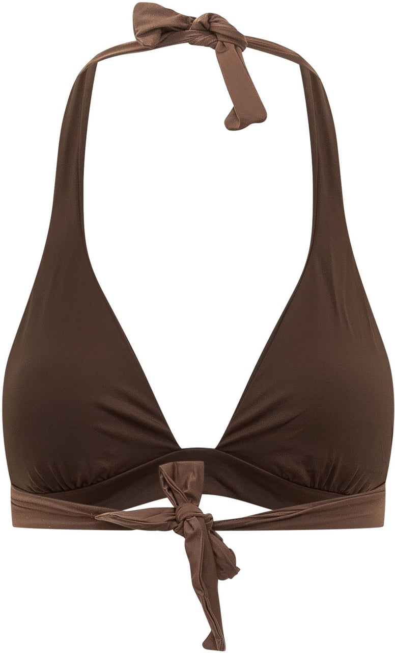 Sundek Bikini Top Halter con Laccio Bruin