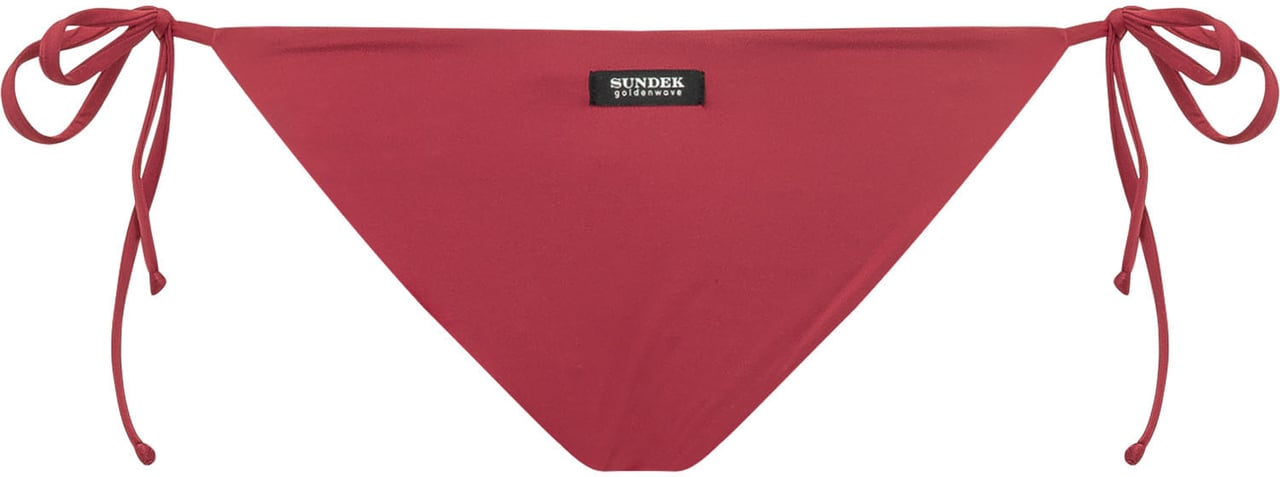 Sundek Slip Bikini Anita con Laccetti Maroon