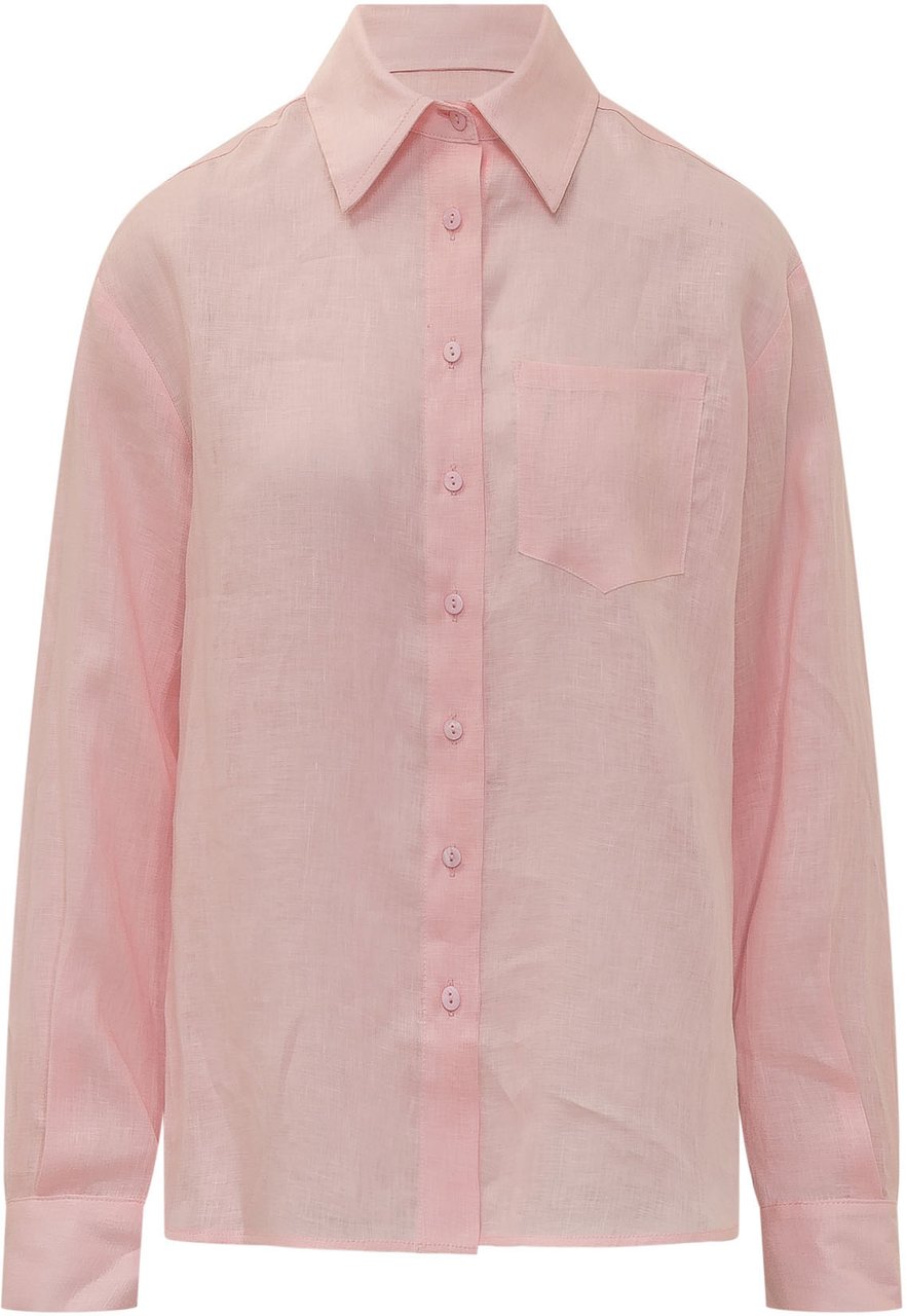 Sundek Camicia con Colletto e Tasca Applicata Roze