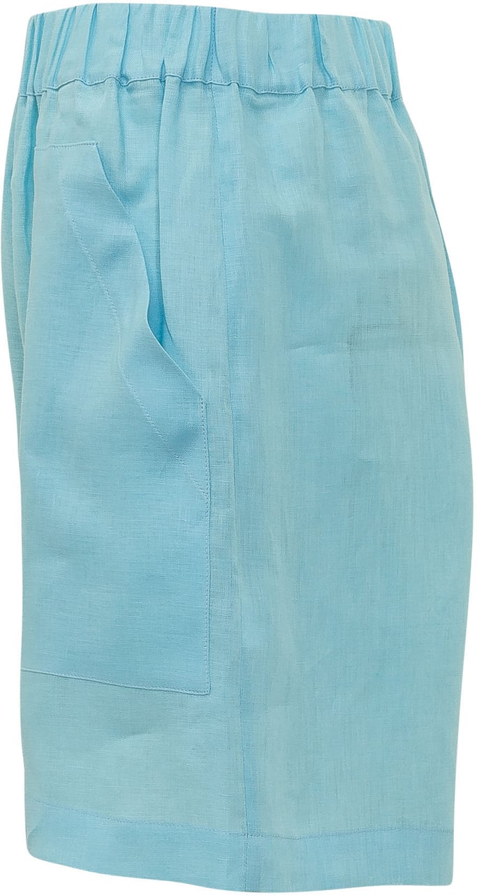 Sundek Shorts con Vita Elasticizzata e Tasche Lichtblauw