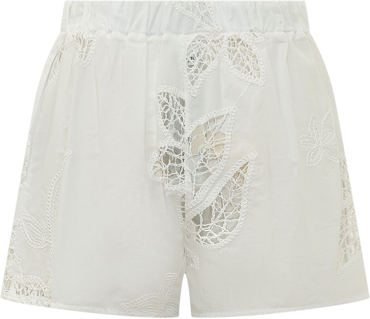 Sundek Shorts con Ricamo Floreale Wit
