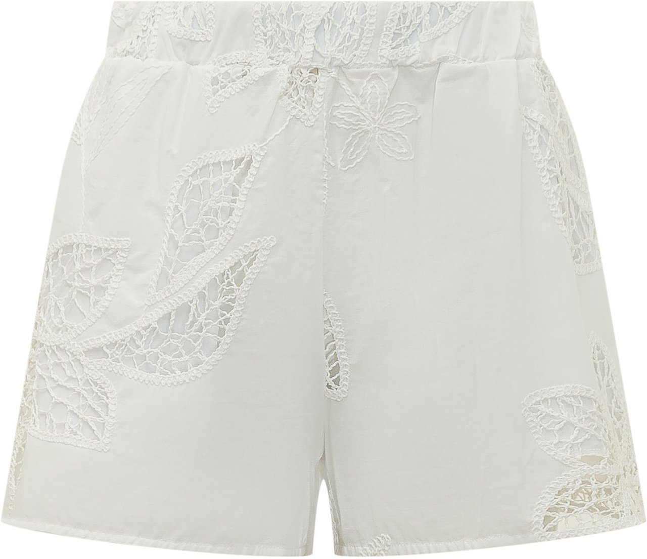 Sundek Shorts con Ricamo Floreale Wit