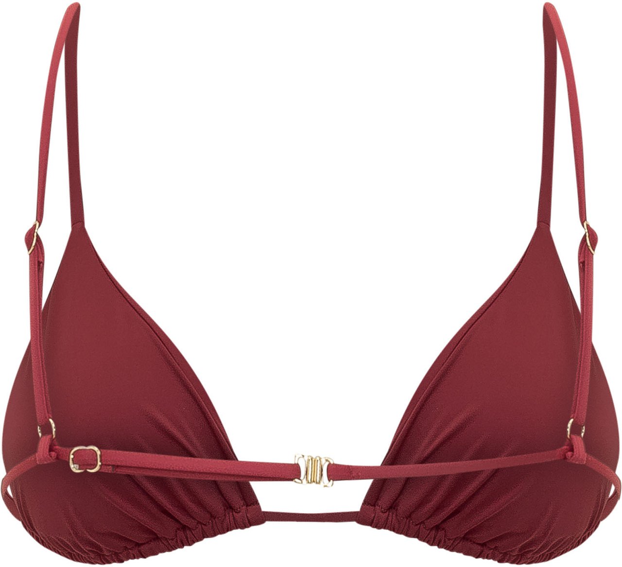 Sundek Top Bikini Caladesi a Triangolo con Spalline Regolabili Rood