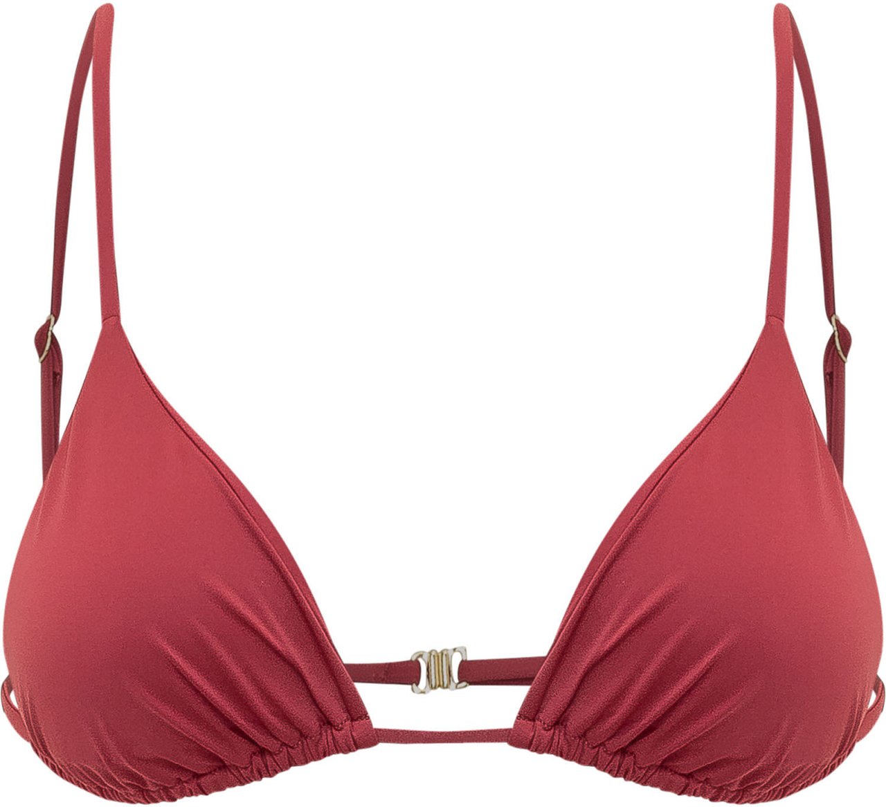Sundek Top Bikini Caladesi a Triangolo con Spalline Regolabili Rood