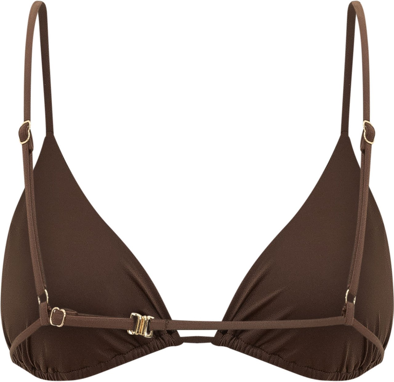 Sundek Top Bikini Caladesi a Triangolo con Spalline Regolabili Bruin