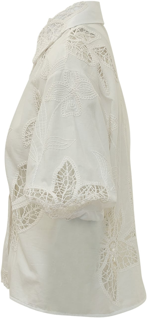 Sundek Camicia a Maniche Corte con Ricamo Wit