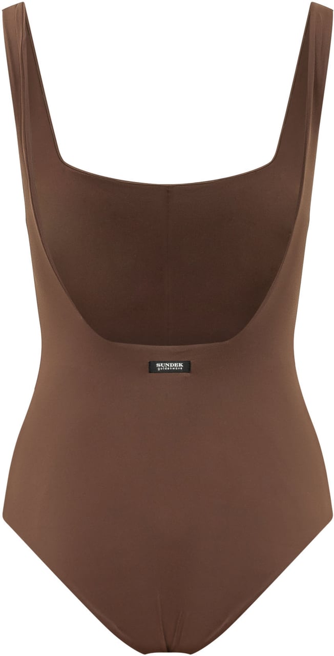 Sundek Costume Intero Cina con Spalline Bruin