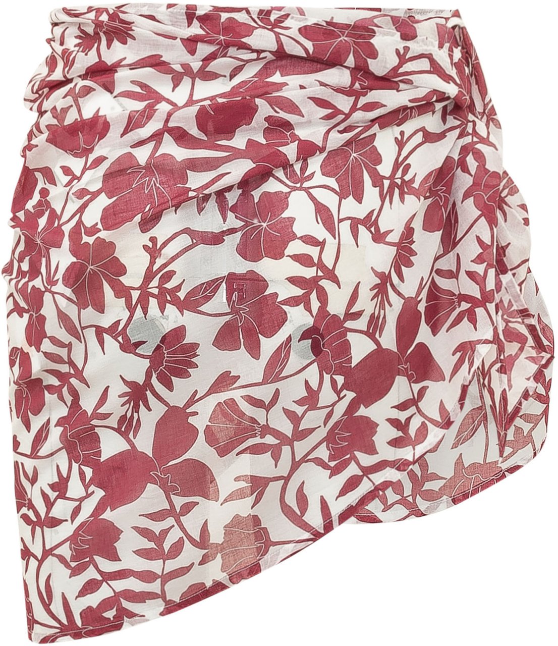 Sundek Pareo Corto con Stampa Floreale Rood