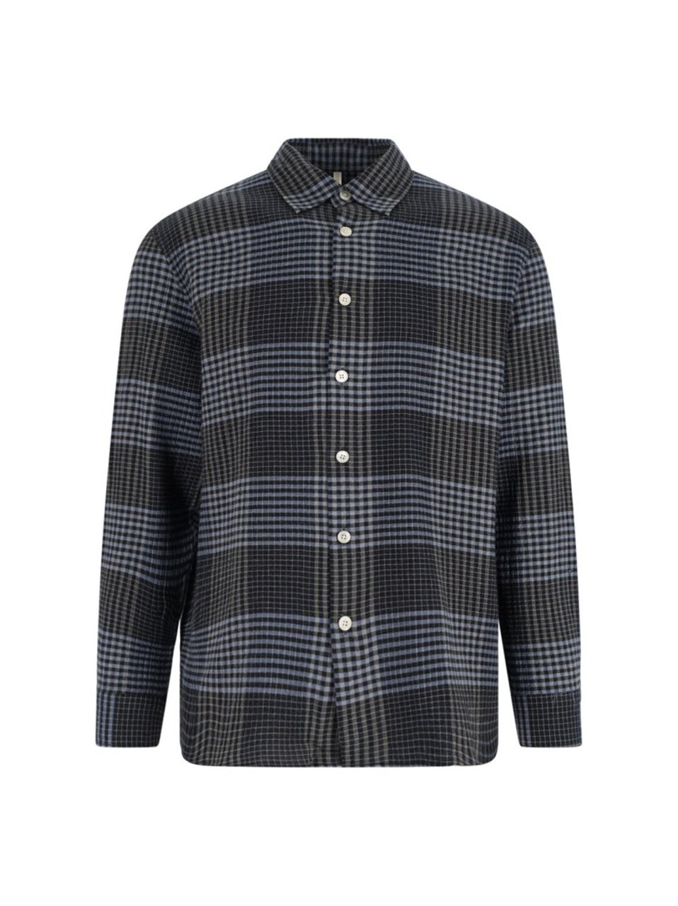 Sunflower "Studio" Checked Shirt Blue Blauw