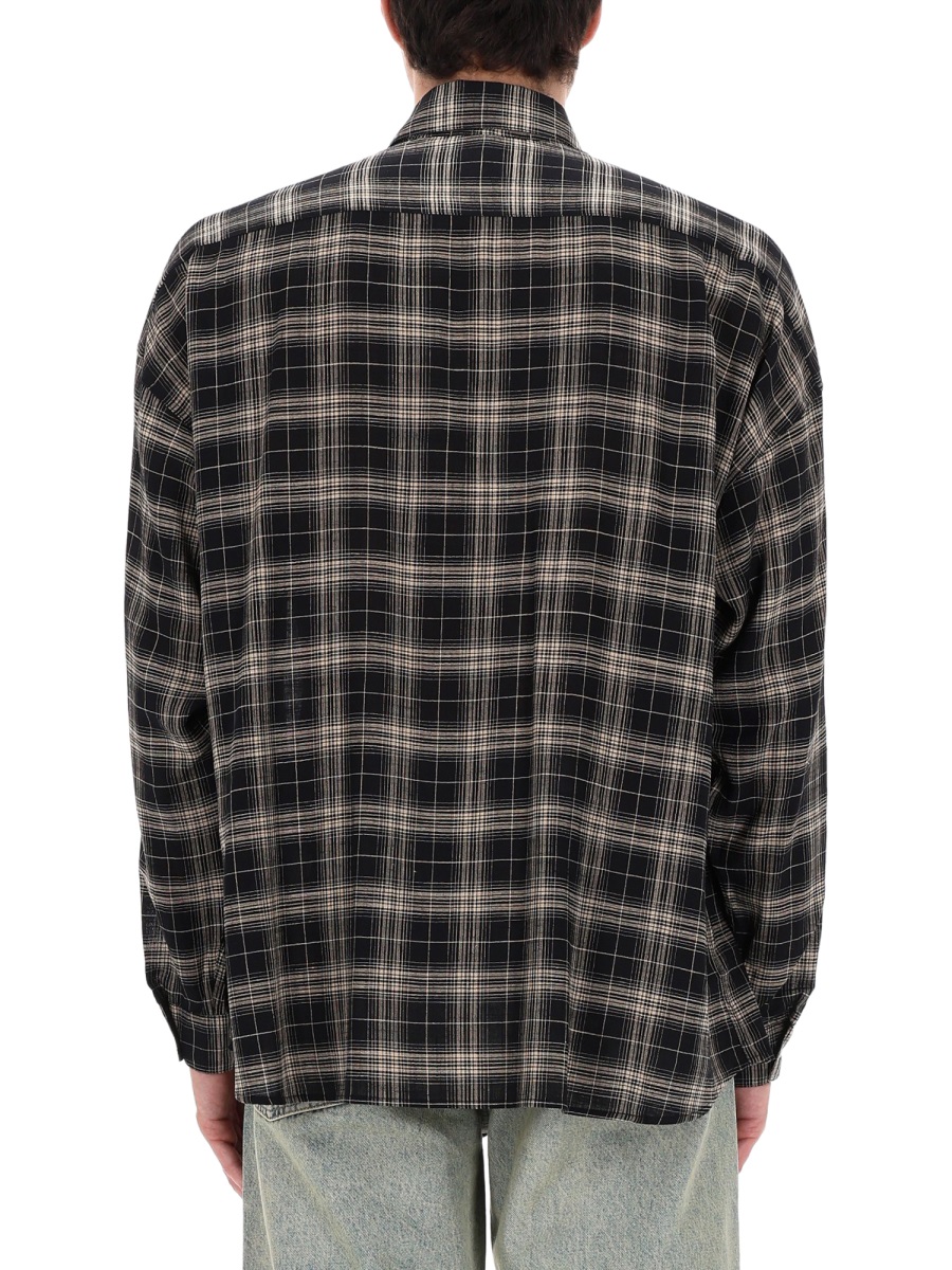 Sunflower Muted Tones Classic Plaid Casual Shirt Zwart